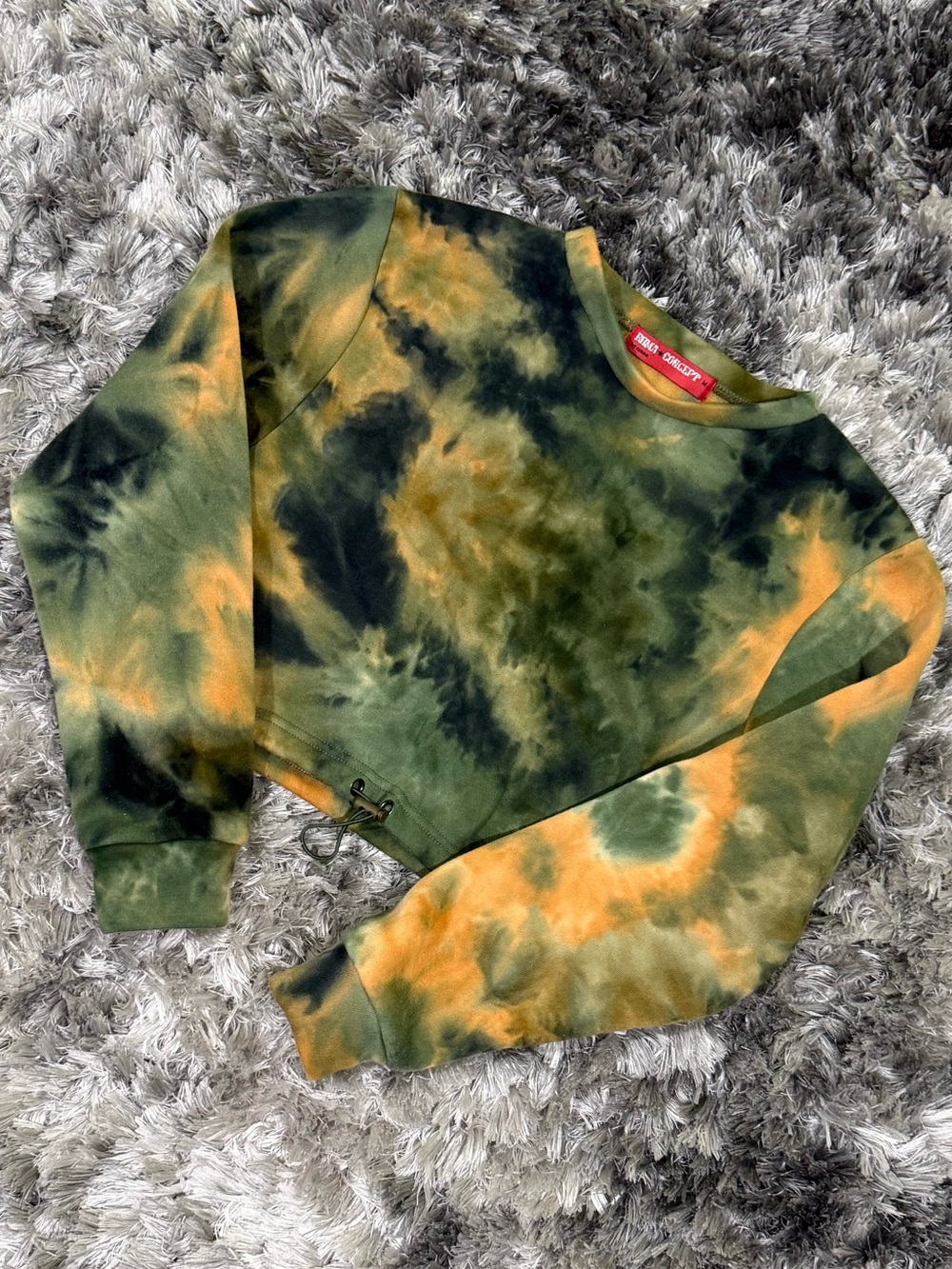 Roma Concept Dyed Crop Top